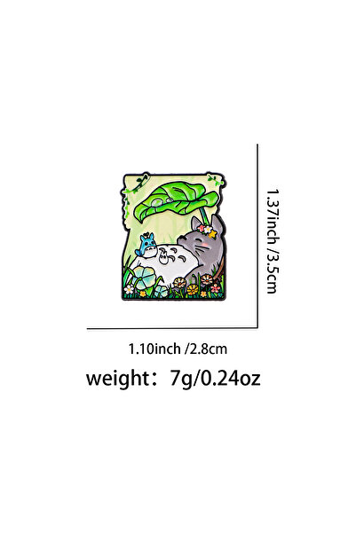 Choice 1 Grey Elf Enamel Pin Sleeping Brooches For Women Lapel Pins Badge on ...