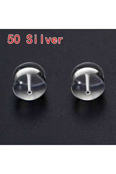 Choice 50 Silver color 50pcs Earring Back Stoppers Plugs DIY Earrring Jewelry...