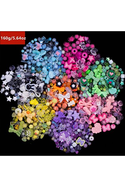 Choice8 مجموعة خرز متنوعة الألوان والأنماط، تحتوي على 8 عبوات (20 غرام × 8 عب...