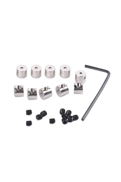 Choice1 ١٠ قطع من دبابيس التثبيت الخلفية مقاس ٦×٥ مم، مزودة بمفتاح ربط للشارات