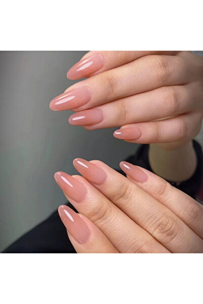 Choice WM121 مجموعة من 24 قطعة من الأظافر الاصطناعية بلون البشرة، طويلة، فرنس...