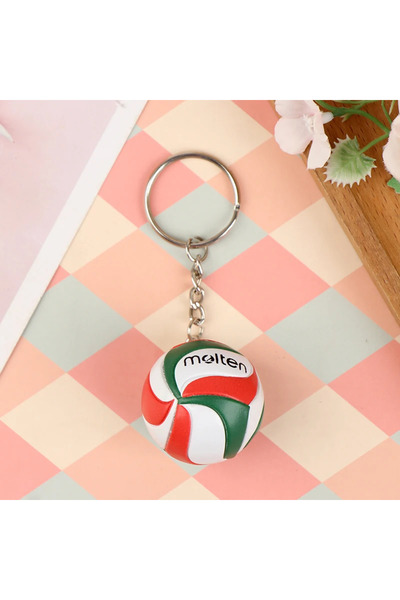Choice 2 1xFashion PVC Volleyball Keychain Ornaments Business Volleyball Gift...