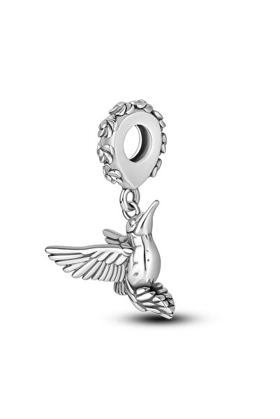 Choice4 KTC375 925 Sterling Silver Charms Birds Hummingbird Beads Fit Origina...