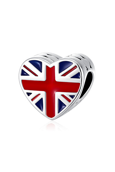 Choice46 B5926 2025 Original 925 Silver National Flag Series Charm USA UK Tur...