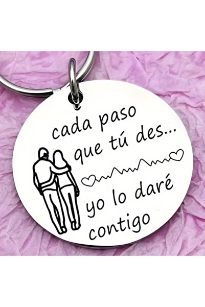 Miniso سلسلة مفاتيح من الفولاذ المقاوم للصدأ بتصميم فريد وأنيق، هدية مثالية ل...