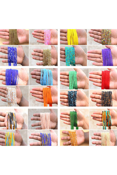 Choice 6pcs Vedawas (Random Color) 6/12/18/24/30pcs/set Bohe Handmade Beaded ...