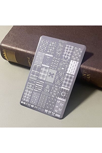 Choice قالب مانيكير XYEF17، لوحة فولاذية متينة، مطبوعات ذات ملمس واضح، تصميم ...