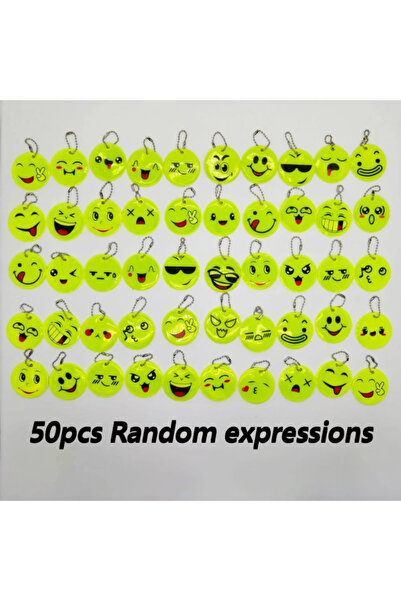 Choice 50pcs Random Color 50PCS/30PCS/20PCS/10PCS Night Light Reflective Keyc...