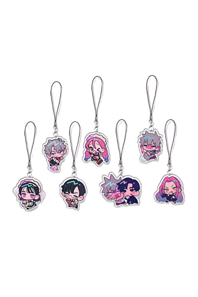 Miniso 7 قطع من سلاسل مفاتيح شخصيات أنمي "ألين ستيج" (Till Ivan Mizi Luka) - ...