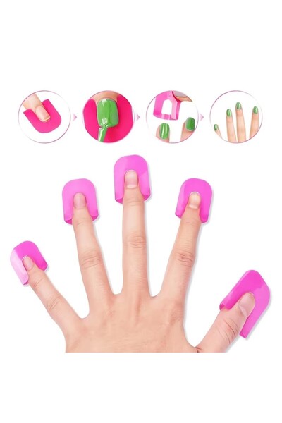 Choice 26 Pieces of Clamps 26 Nail Art Tools Including Nail Polish, Glue, Mod...