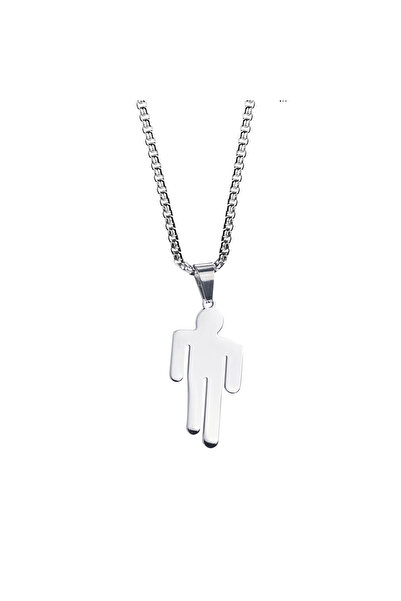 Choice قلادة فضية اللون من بيلي إيليش - قلادة رمزية رسمية للنساء والرجال، ملا...