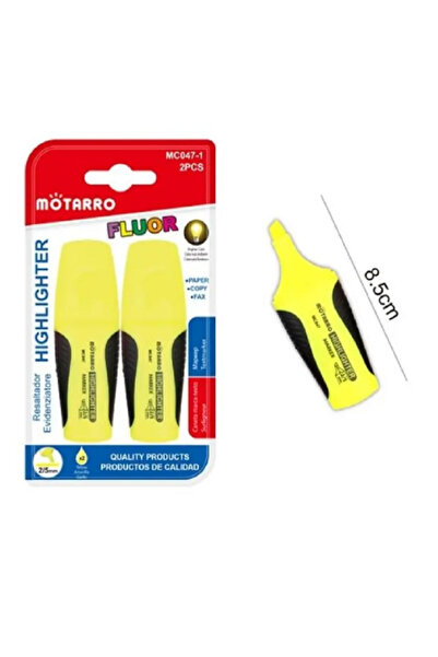 MOTARRO أقلام تظليل MC047-1، مجموعة أقلام تحديد فلورسنت، حبر سلس، سريع الجفاف...