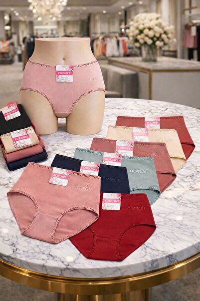 KOKOWEI كلوت نسائي انيق ومثير مريح في الاستخدام اليومي 6 قطع