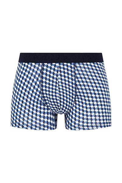 U.S. Polo Assn. Boxer simplu albastru bleumarin pentru bărbați 80616