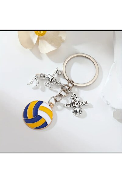 MonAmour's Voleybol toplu anahtarlık I love volleyball
