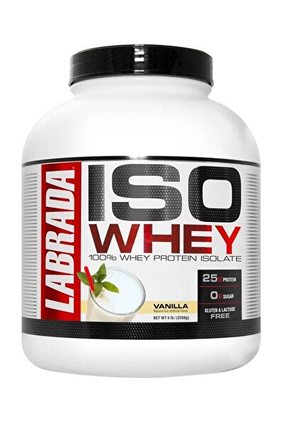 Labrada بروتين مصل اللبن المعزول 100% بنكهة الفانيليا (5 أرطال)