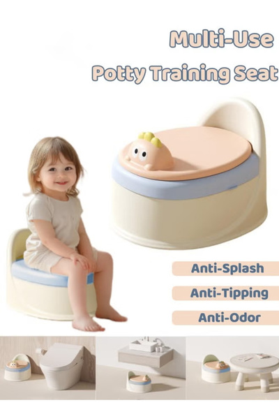 Generic Baby potty with removable high splash guard, comes with 50 cleaning b...