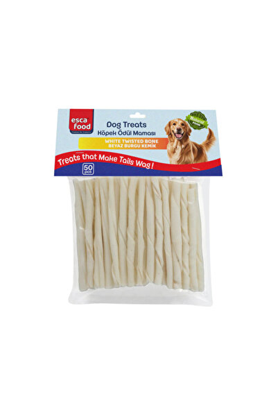 BEYAZ BURGU KEMİK 12 CM - 50' Lİ 250 gr
