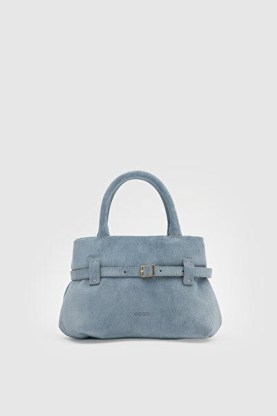 OGGO Suvea Suede Genuine Leather Crossbody Bag