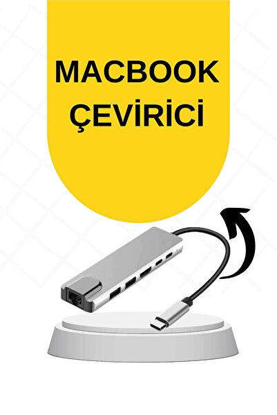 Genel Markalar znv Mey İthalat® Macbook Pro/air Uyumlu USB Type-C 8 In 1 Hub ...