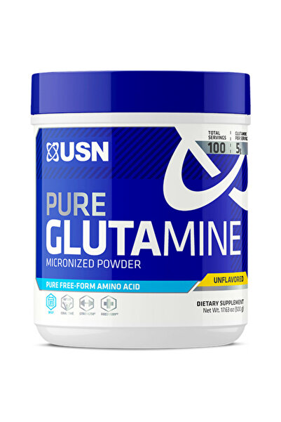 Usn غلوتامين نقي بدون نكهة، عبوة 300 غرام
