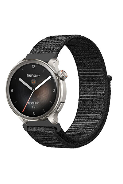 Tagomoon Amazfit Balance ile Uyumlu Kordon Cırt Cırtlı Spor Kumaş Kayış
