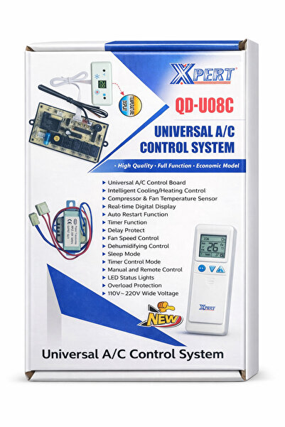 Xpert نظام تحكم مكيف الهواء العالمي QD-U08C | لوحة تحكم ذكية بمكيف الهواء مع ...