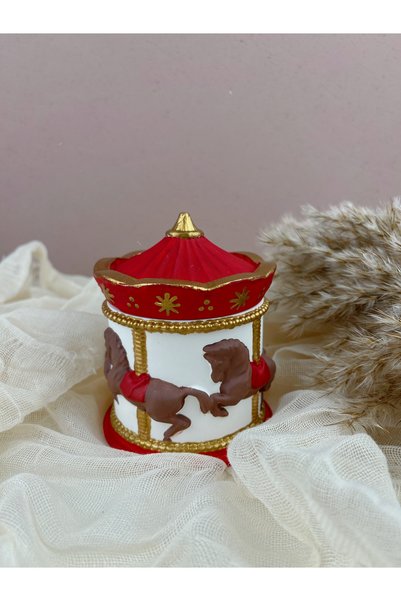 Ca.Gi Handmade Carousel & Carousel Figure Decorative Box with Lid |   Jewelry & Gift Box