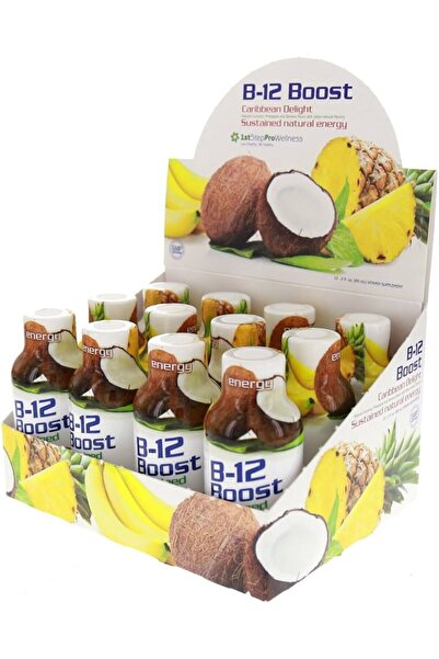 First Step Pro Wellness جرعة فيتامين ب12 بنكهة الكاريبي 2 أونصة