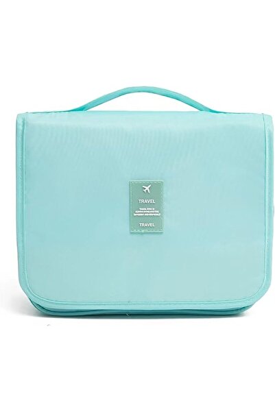 Arabest Light Blue Waterproof Storage Bag, with Sturdy Hook for Small Cosmetics