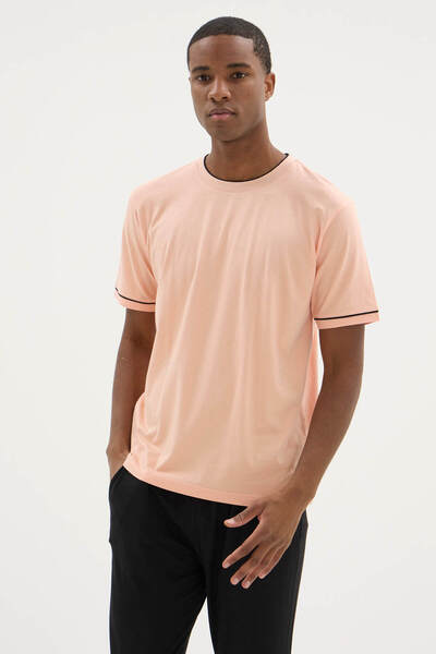 KLY bumbac 100% Set de pijamale pentru bărbați cu design elegant, sezon nou