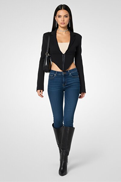 PİNKO Women Solid Long Sleeve Top, Black