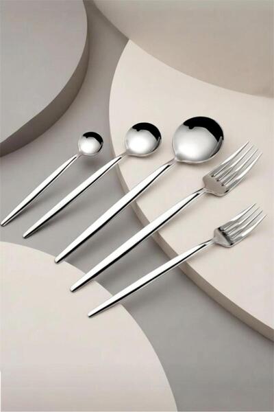 Bayev Lisbon 30 Piece Stylish Cutlery Set - Stainless Steel Cutlery Set for 6...