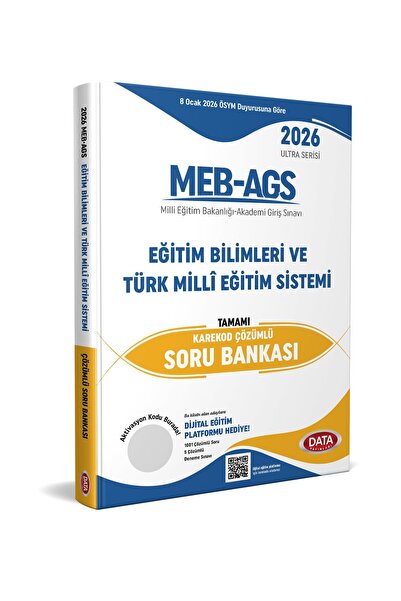Data Yayınları MEB AGS Ultra Serisi Eğitim Bilimleri - Türk Milli Eğitim Sist...