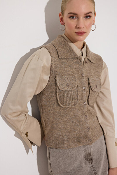 Touché Privé VESTĂ TRICOTATĂ DETALIATĂ CEP