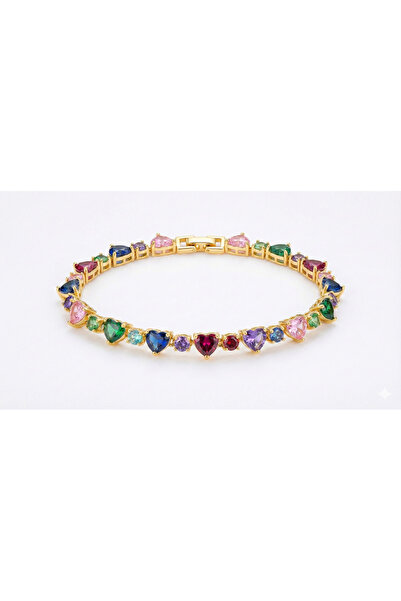 Niormiagifts Zircon Stone Heart Bracelet