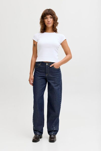 Jack & Jones Γυναικείο τζιν με λεπτομέρεια Barrel Fit - Fuji