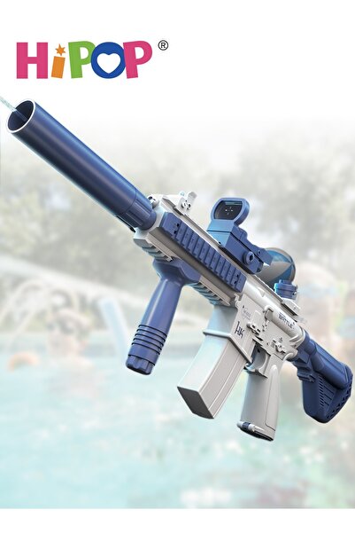 HIPOP مسدس مائي كهربائي HK416 للأطفال، تصميم واقعي، ألعاب مسدس مائي ذات سعة ك...