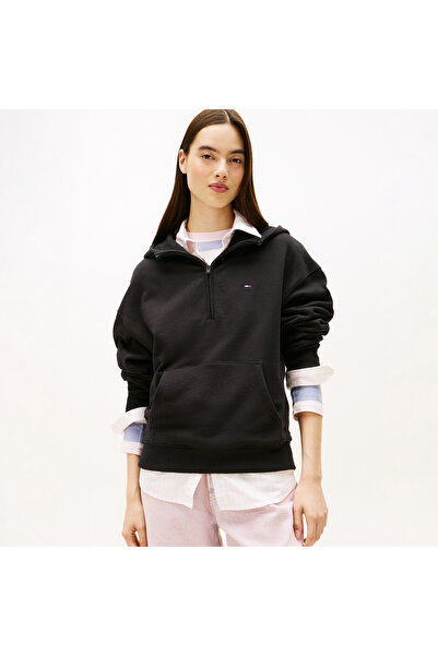 Tommy Hilfiger Kadın Siyah Sweatshirt