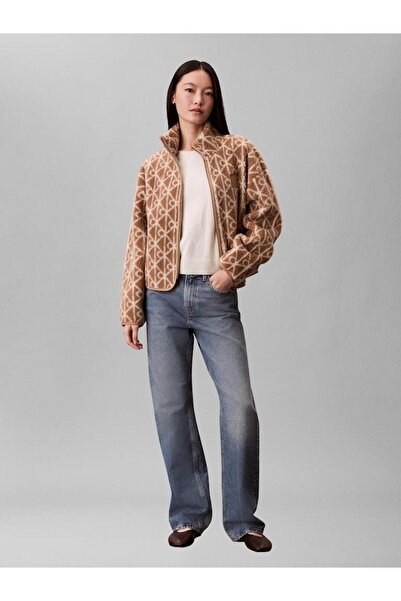 Calvin Klein LS AOP SHERPA JACKET