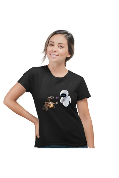OEM Women's T-shirt Wall-E Morisca Eve Love Valentine's Day Romantic