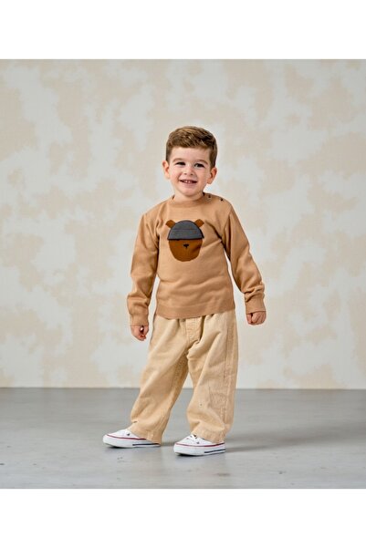 LİTTLE ANGELS طقم للأولاد بتصميم دمية الدب