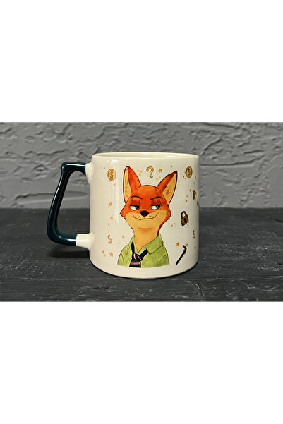 Kırtasiye Ofisi كوب زوتروبوليسيس نيك الأخضر بمقبض هدية عيد الحب كوب كوب