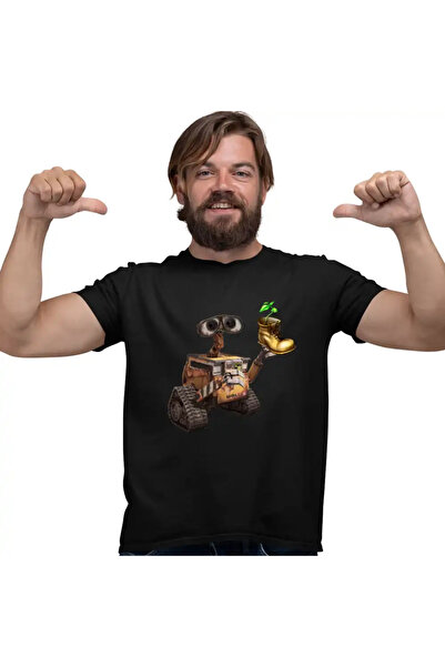 OEM Tricou Barbati Wall-E Planta Floare Cizma Bocanc Papuc Robot Viitor