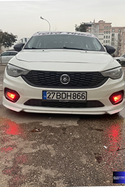Banxtre Fiat Egea için Kırmızı Renk Far Sticker (Sağ Ve Sol)