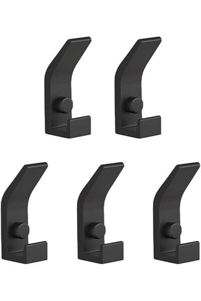 Arabest 5Pcs High Bearing Wall Hanging Coat and Hat Hook, Practical Wall Moun...
