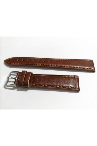 FADO Genuine Leather Watch Band Compatible with Every Watch Dark Taba 18 mm (...