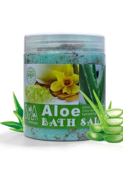 The مقشر ملح الاستحمام للجسم والقدمين والوجه من كيو بي دي ألو سبا - 350 غرام