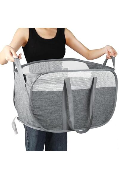 Arabest Collapsible Laundry Basket - Tear Proof & Durable Pop-Up Laundry Hamp...