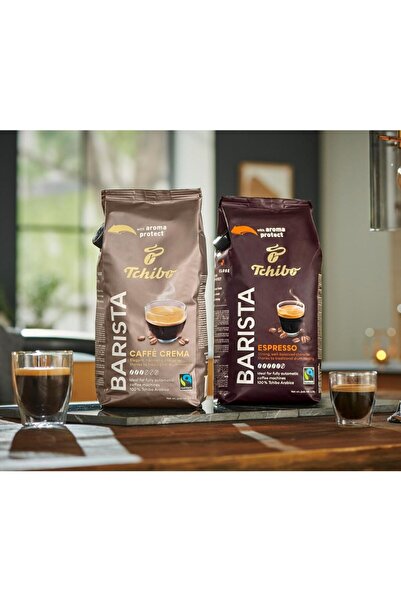Tchibo Barista Espresso-Caffé Créme Çekirdek Kahve 1 KG x2